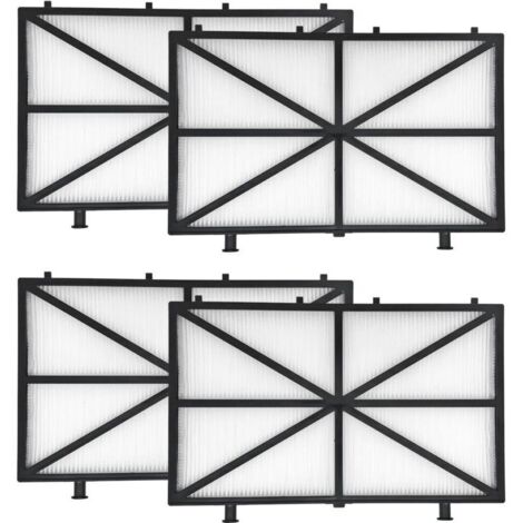 Ulisem Lot de 4 éléments Cartouches de filtres ultra-fins, Filtres de remplacement pour robot nettoyeur de piscine, Pour filtre Dolphin m400, m500 et Nautilus CC Plus 9991432-R4 (1/4)