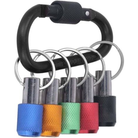 UlisemPorte-embouts de tournevis portables en alliage d'aluminium - Porte-embouts de tournevis à changement rapide - Support pour tournevis hexagonal 1/4" (1/4)
