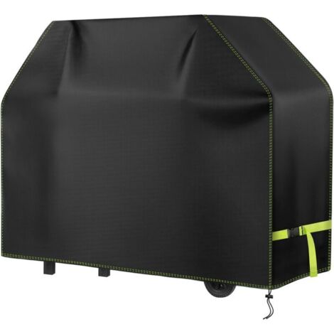 UlisemHousse de barbecue d'extérieur, Oxford 420D, protection 127x61x117CM, vent/soleil/eau, compatible avec la plupart des barbecues (1/4)