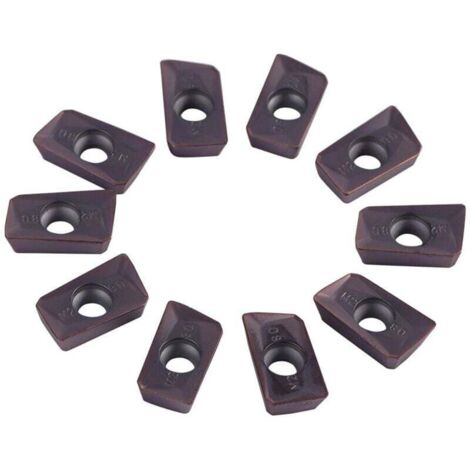 UlisemLot de 10 inserts en carbure CNC pour tour à lame, outil de tournage avec boîte (1/4)
