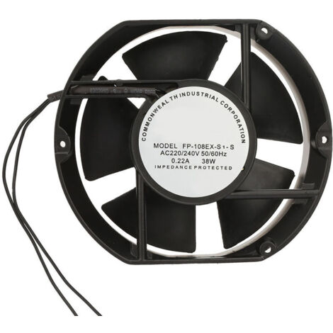 Ulisem Ventilateur axial AC FP-108EX S1-S AC 220 V 38 W à roulement à billes ovale (1/4)