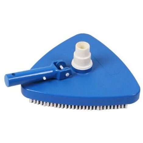 UlisemTête d'aspirateur triangulaire en vinyle - Pour piscines hors sol et enterrées, Neutre, Bleu Moyen (1/4)