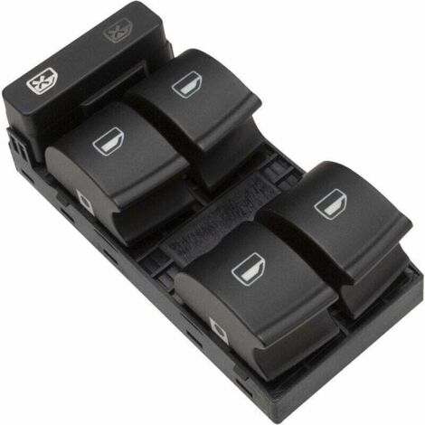 Interrupteur Commande Leve vitre, Bouton électrique pour fenêtre 8E0959851 8E0959851B for A4 B6 B7 Seat Exeo (1/4)