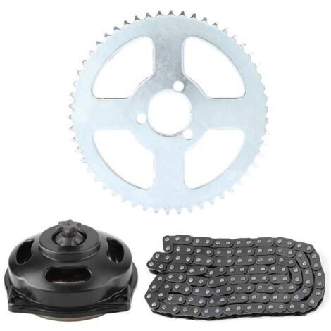 UlisemSystème d'entraînement T8F Chaîne et boîte de vitesses 6T et kit de pignon arrière pour mini moto 47cc 49cc (1/4)