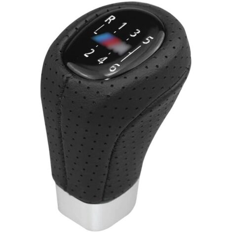 Ulisem1pc Compatible BMW série (6 vitesses) 1 série 3 série, tête de vitesse de voiture, pommeau de levier de vitesse 6 vitesses pour pièces automobiles de manette de vitesse Handball (1/4)