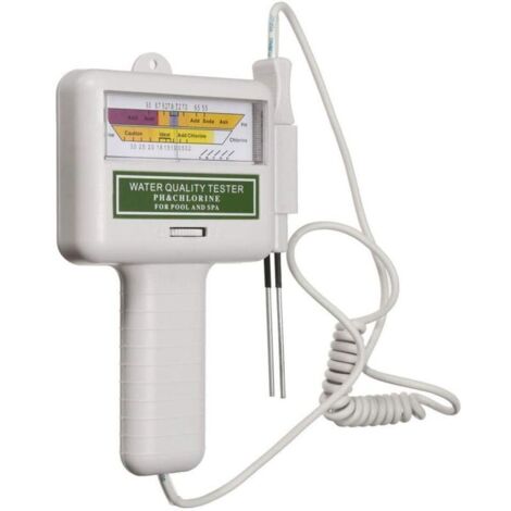 Ulisem Testeur de Chlore PH Portable Digita Testeur de Qualité de l'eau Testeur d'eau Compteur de Chlore Piscine Spa Moniteur de Qualité de l'eau Vérificateur (1/4)