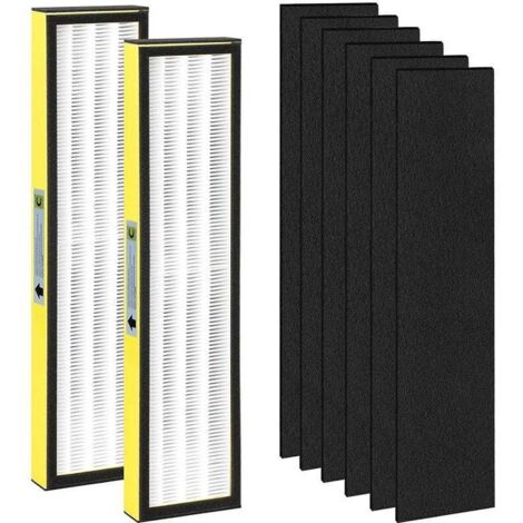 UlisemJaune 2+8 Convient au filtre purificateur d'air Germguardian FLT4825 compatible avec l'élément filtrant AC4825AC4850 (1/4)