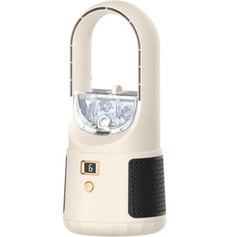 Ulisem Ventilateur de bureau silencieux sans pales - Portable - Rechargeable par USB - Pour la m (1/5)