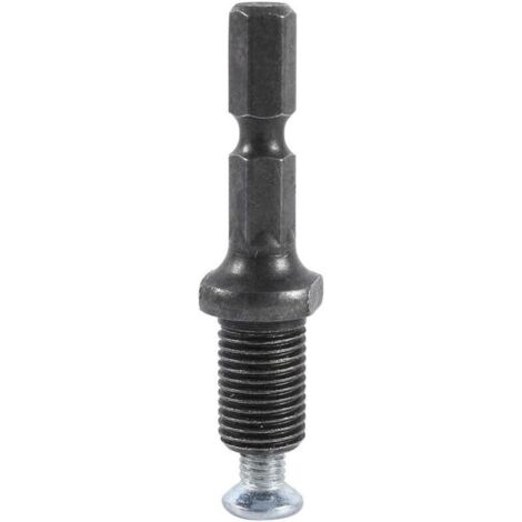 Mandrin de perceuse à percussion électrique Adaptateur de Tige hexagonale 3/8 "-24UNF avec vis (1/5)