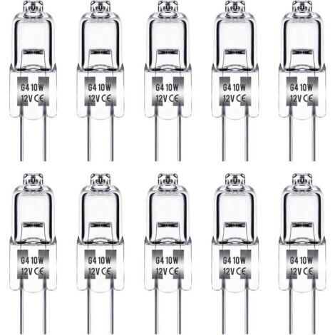 Ampoule spécifique, Ampoule G4 12V 10W, lot de 10 (1/5)