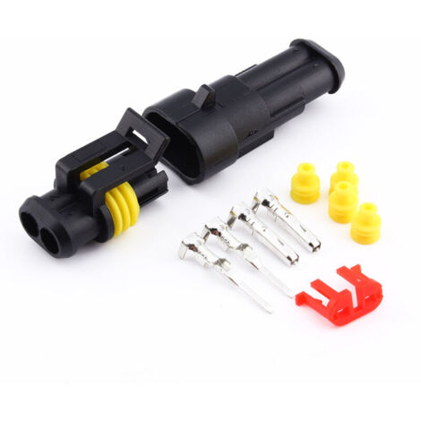 Connecteur de fil électrique étanche à 1, 2, 3, 4, 5 ou 6 broches pour voiture et camion (1/5)