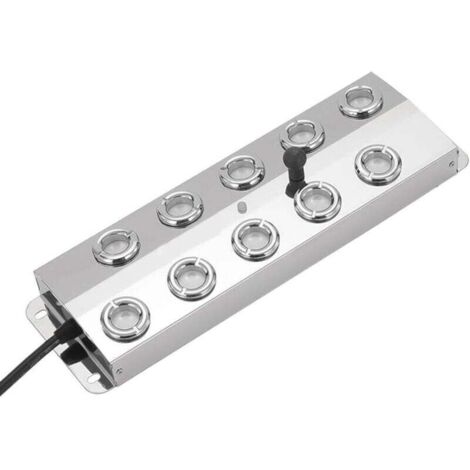 UlisemSystème de brumisation extérieur pour étangs de poissons et jardins Construction en acier inoxydable réglable (dix têtes) (1/4)
