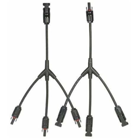 daptateur De Connecteur De Cable De Panneau Solaire Mc4 Branche Y, 1 Paire M/FFF Et F/MMM - 1 Paire M/FFF Et F/MMM - RWConnecteur et raccord de panneau solaire (1/5)