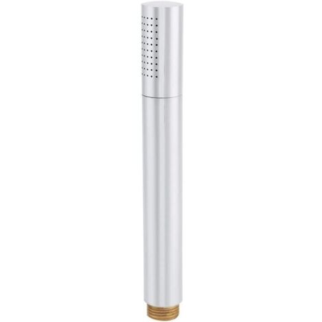 Pommeau de Douche à Main, Matériau en Cuivre, Poli, Prise Confortable, Détachable, Réutilisable, Filetage G 1/2, 19,2 2,4 2,4 Cm, pour Salle de Bain (1/5)