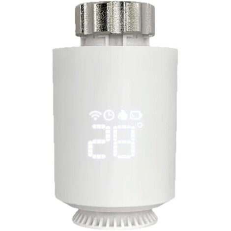 Vanne de radiateur thermostatique, pour vanne de radiateur Zigbee, compatible avec Smart Home, contrôle par application (1/5)