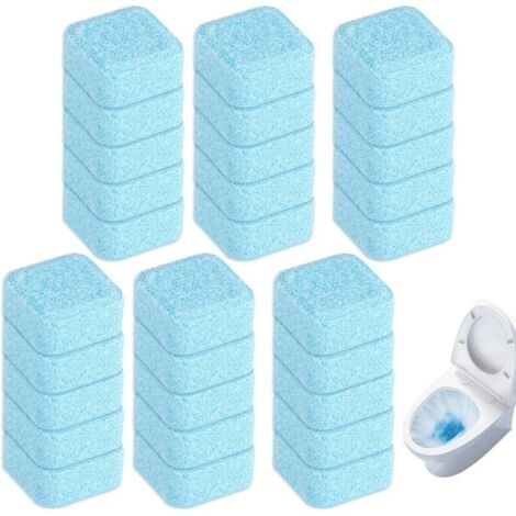 30 Pièces Tablettes WC Nettoyantes, Pastilles Puissantes Contre Calcaire et Tartre, Tablettes Écologiques à l’Oxygène Actif et Acide Citrique, Nettoyage en Profondeur avec Parfum Frais