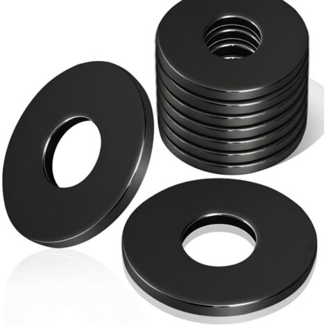 30 Pièces Rondelles Inox M8 x 24 mm Grand Rondelle pour Gonds de Porte DIN9021 / ISO7093 Rondelles Inox Noir pour Vis et Écrous (1/5)