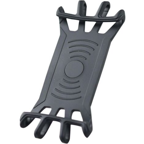 Support de téléphone amovible en silicone pour vélo, moto, VTT, vélo, support de téléphone portable, rotation à 360 degrés pour interface Garmin (1/5)