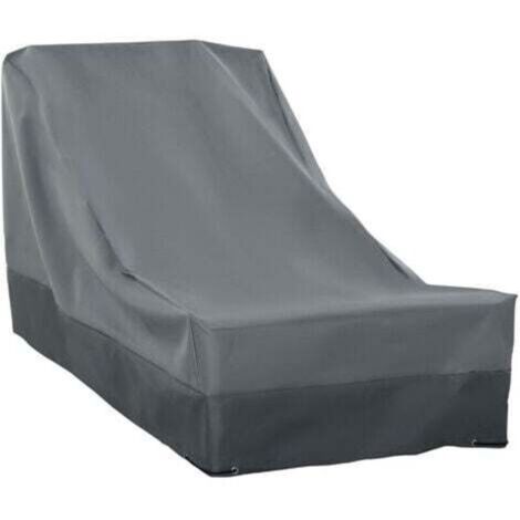 Housse de protection imperméable pour chaises de jardin (200 x 86 x 82 cm) (1/5)