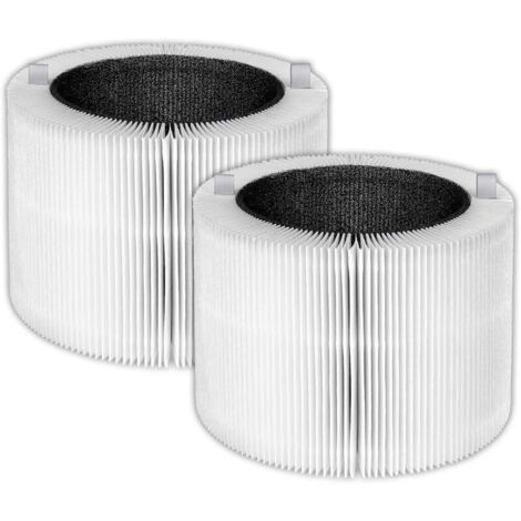 (2 pièces) 511i Max Filtres de rechange pour purificateur d'air Blue Pure 511i Max, filtre HEPA H13 True, filtres à charbon actif 2 en 1, à comparer à la référence F5MAX, 511i Max filtre blanc (1/5)