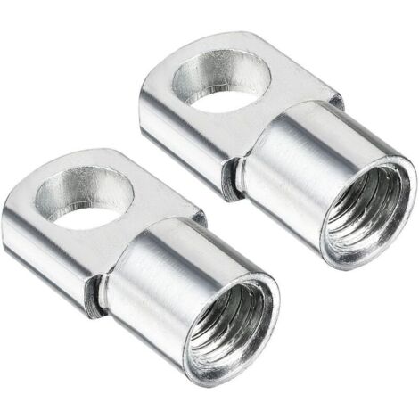 Embout de ressort à gaz M8 filetage intérieur 8 mm diamètre du trou acier A3 argent 2 pièces (1/5)