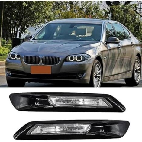Pour BMW Série 5 F10 F11 F18 2010-2017 : clignotant avant, feu de position latéral, feu noir, rétroviseur de clignotant, clignotant (gauche et droit) (1/3)