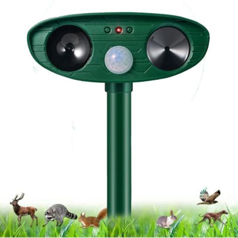 Répulsif Chat Ultrason, Répulsif Chat Exterieur, Répulsif pour Chats Solaire, répulsif à ultrasons avec Détecteur de Mouvement pour Jardin Cour Contre Les Chats Chiens Oiseaux Renards Rats (1/5)