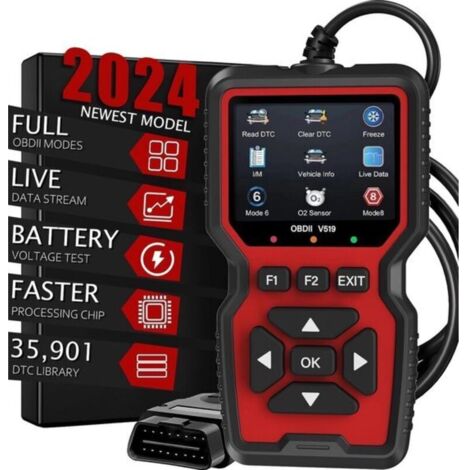 Scanner OBD - OBD2 - Lecture des codes défauts - Suppression des pannes - Langue néerlandaise - Scanner automobile - Outil de diagnostic pour voitures - Pannes moteur (1/5)