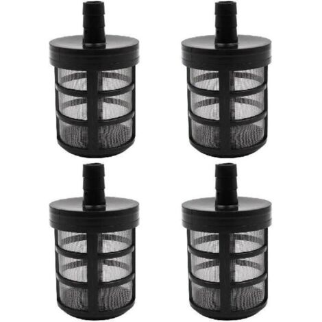 Lot de 4 filtres de tuyau d'arrosage pour pompe à eau - Filtre d'aspiration pour nettoyeur haute pression - Pour jardin et cour - 280 380 (1/5)