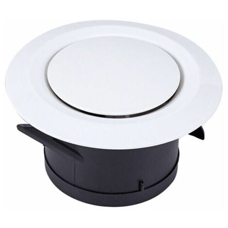 Grilles d'extraction et de soufflage d'air Ø100, SL.GT 3 mâchoires articulées - grilles de ventilation rondes réglables en plastique - ventilation par ventilateur (1/5)