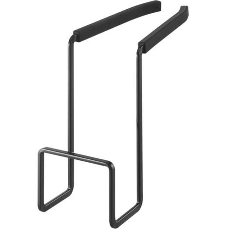 Porte-éponge suspendu pour pièce, support de rangement de cuisine, support d'évier, taille unique, noir (1/5)