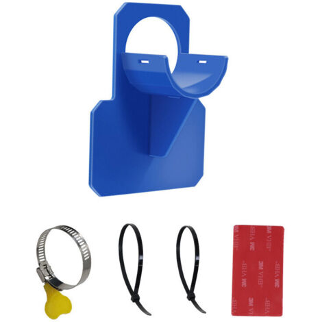 Supports de Tuyau pour Piscine - Accessoires de Tuyau de Piscine avec Anti-Perforation, Anti-déchirure, Anti-Traction (30-37 mm)/un bleu (1/4)