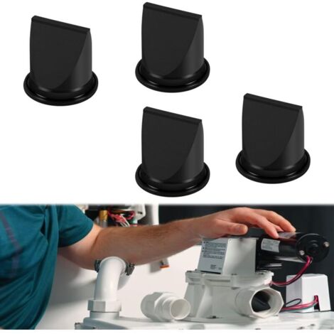 Lot de 4 valves DB de 3,8 cm noires de rechange pour Dometic 385310076 - Compatible avec les générateurs sous vide Sealand S & T Series Pumps Model S12D S12DAB S24D S32D S115A S12 52A S32 T12 T24 (1/5)