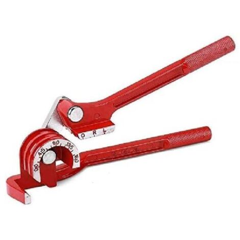 Cintreuse manuelle 3 en 1 pour tubes en cuivre et conduites de frein, diamètre 6-8-10 mm, 180 degrés, rouge (1/5)