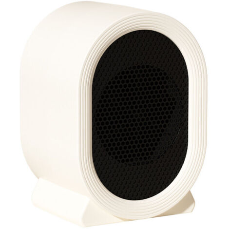 Chauffage d'appoint 500 W, simple et compact, facile à transporter, chauffage soufflant à 2 modes, chauffage électrique, protections multiples, convient aux bureaux, chambres et salons.Blanc (1/3)