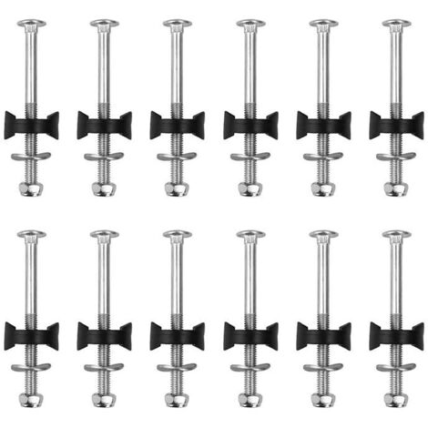 Lot de 12 vis de trampoline, fixation pour trampoline de jardin, acier galvanisé, pour grand trampoline et petit trampoline (1/5)
