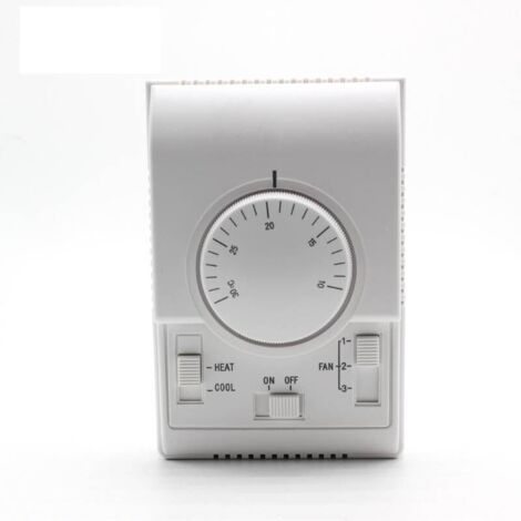 Contrôleur de Température, Thermostat de Climatisation Centrale Conditionneur de Commutateur de Commande Mécanique à 2 Voies 110-220V (1/5)