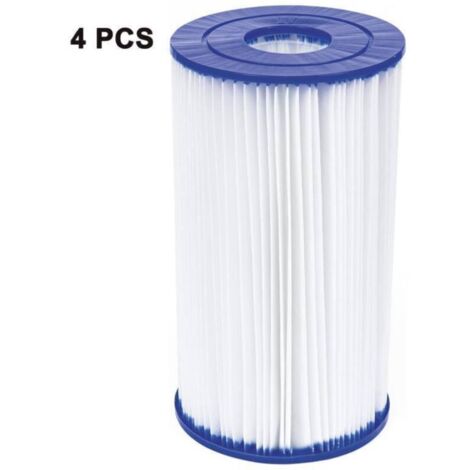 Pour filtre à cartouche Bestway 58095 Type IV/B, lot de 4 (1/4)