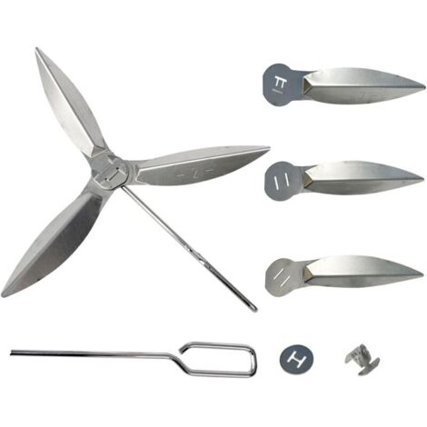 Lot de 2 systèmes de Nettoyage One Touch de 47cm, 18-1/2-Inch Kit de Nettoyage One Touch compatibles avec Les barbecues à Charbon 7443 90992 3618 307443 307408 90719 (1/5)