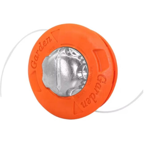 Tête de tondeuse universelle, peut être installée avec un diamètre de corde : 2,4/3,0/4,0 mm, convient pour tondeuse à gazon, tondeuse de rechange, tête en aluminium M10 x 1,25, chaîne de tête de tond (1/4)