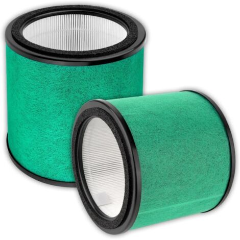 (2 pièces) HP072EU Filtre de rechange pour purificateur d'air Shark NeverChange Compact Pro HP072EU, HP070, HP071BRN, UA075, HP072QGD, HP072QGN, HP072C, filtre HEPA H13, filtres à charbon actif (1/5)