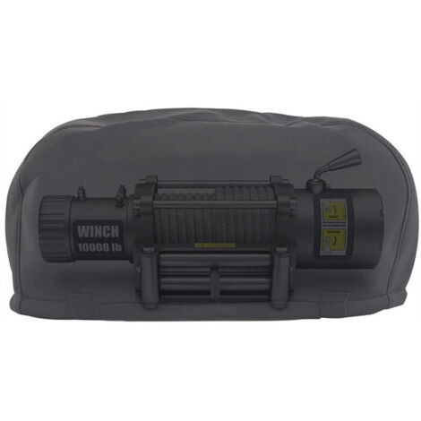 Housse de protection robuste en tissu Oxford 600D, imperméable et anti-poussière, avec cordon de serrage, housse anti-poussière résistante aux UV pour treuils électriques de 8 000 à 12 000 lb (1/5)