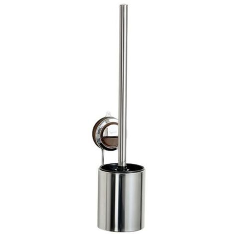 Ensemble de brosse de toilette murale à ventouse en acier inoxydable pour salle de bain (1/5)