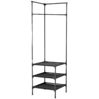 Penderie Portemanteau d'angle simple - 180x45x45cm Penderie