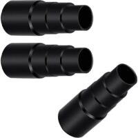 Adaptateur de tuyau d'aspiration de poussière 3 pièces, adaptateur de tuyau d'aspiration universel pour tuyau d'aspiration de poussière, adaptateur de tuyau d'extraction de poussière pour scie circula