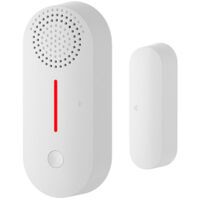 Détecteur de capteur de porte WiFi, alarme d'ouverture de porte, alarme de capteur de porte intelligente, sonnette d'appareil intelligent Tuya, notification à distance APP lorsque la porte est ouverte