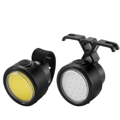 Phare avant vélo LED et feu arrière, étanche IPX4, rechargeable USB, multi-modes, accessoire sécurité cyclisme pour nuit, trajets urbains