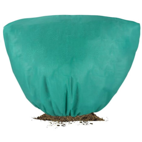Grande housse d'hiver épaisse en non-tissé 300x150cm avec liens, protection contre le gel pour grands arbres et haies de jardin (1/5)