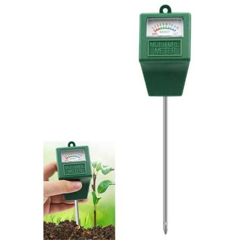 Testeur d'Humidité du Sol sans Pile avec Sonde Métallique pour Jardinage Intérieur et Extérieur Plantes et Fleurs