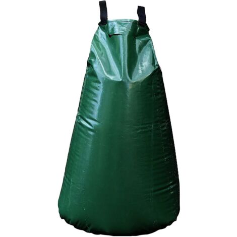 Sac d'arrosage 75L avec irrigation goutte à goutte portable, système d'hydratation lent pour arbres et arbustes de jardin (1/5)